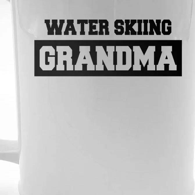 Water Skiing Grandma Water Skiing Water Skier Cute Gift Front & Back Beer Stein