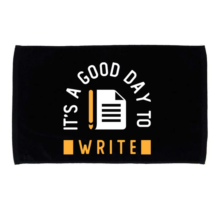 Writer Saying / Good Day To Write Author Creative Writing Gift Microfiber Hand Towel