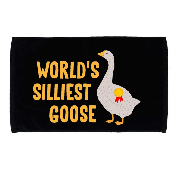 WorldS Silliest Goose Microfiber Hand Towel