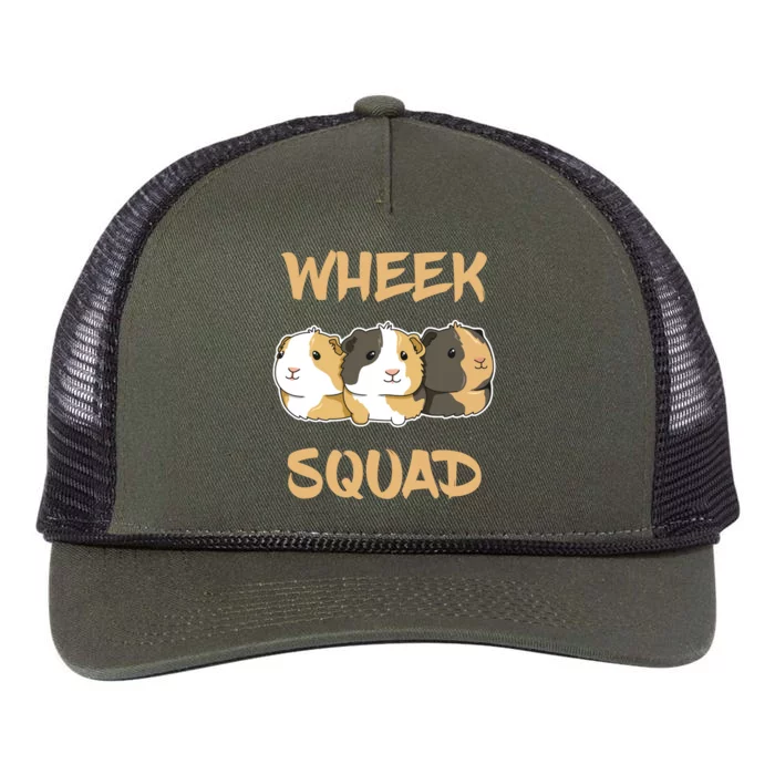 Wheek Squad Guinea Pig Retro Rope Trucker Hat Cap