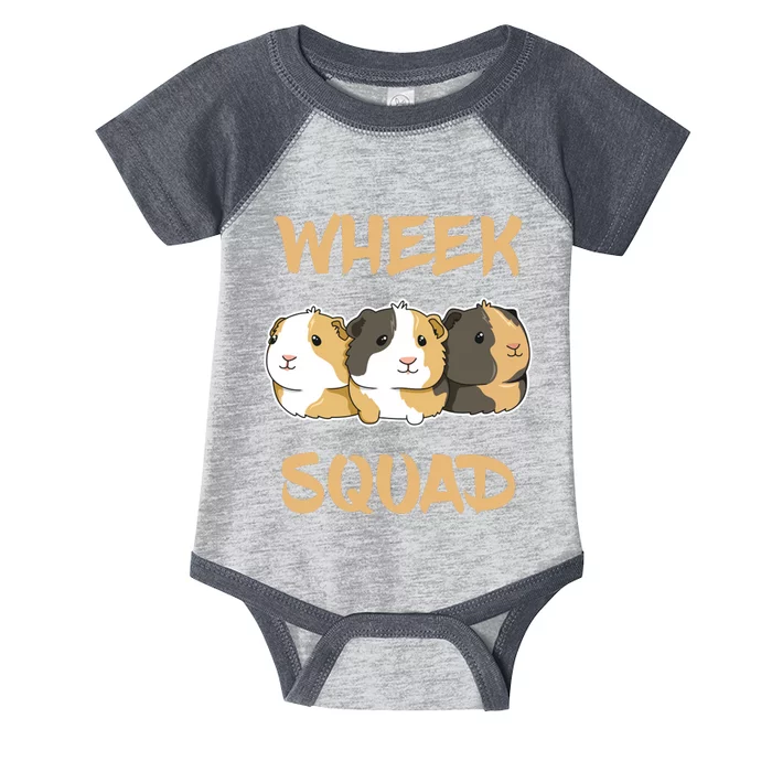 Wheek Squad Guinea Pig Infant Baby Jersey Bodysuit