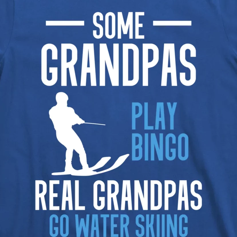 Water Ski Grandpa Skiing Waterski Waterskiing Holiday Waves Great Gift T-Shirt