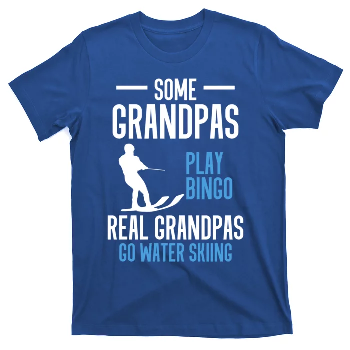 Water Ski Grandpa Skiing Waterski Waterskiing Holiday Waves Great Gift T-Shirt