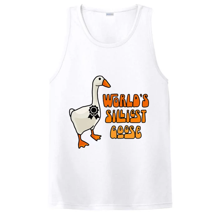 WorldS Silliest Goose Performance Tank