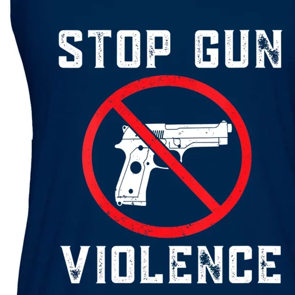 Womens Stop Gun Violence , End Gun Violence Ladies Essential Flowy Tank