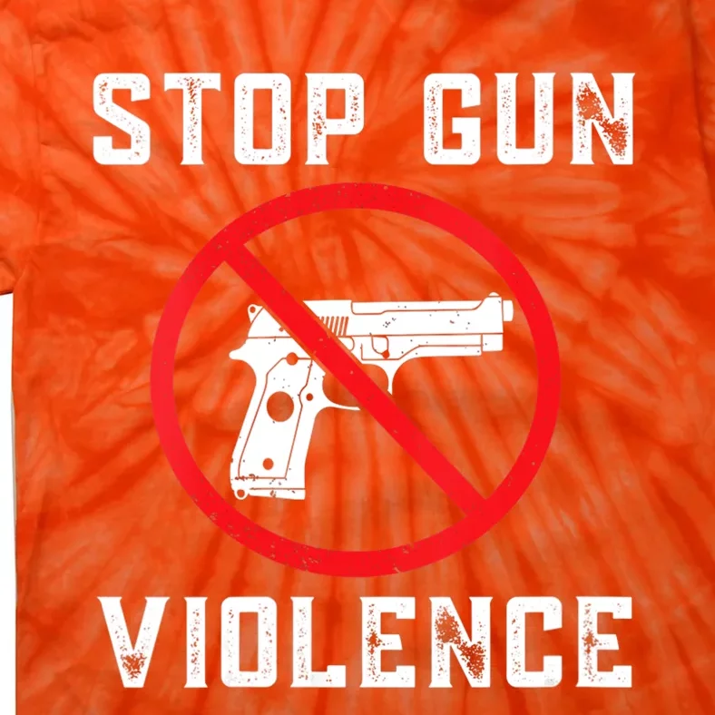 Womens Stop Gun Violence , End Gun Violence Tie-Dye T-Shirt