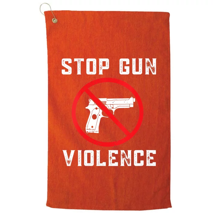 Womens Stop Gun Violence , End Gun Violence Platinum Collection Golf Towel