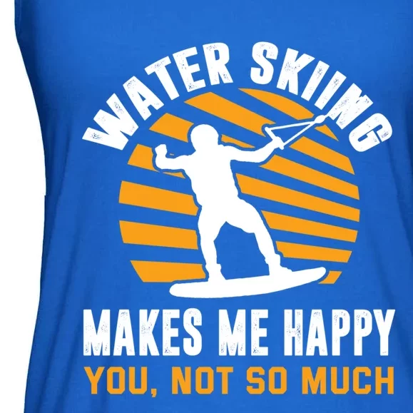 Water Skiing Gift Sarcastic Water Skier Water Ski Lover Great Gift Ladies Essential Flowy Tank