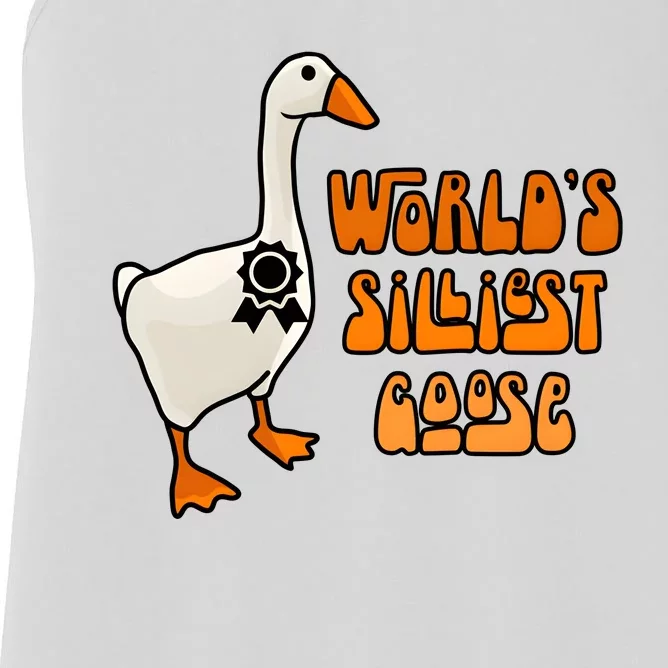 Worlds Silliest Goose Women's Racerback Tank