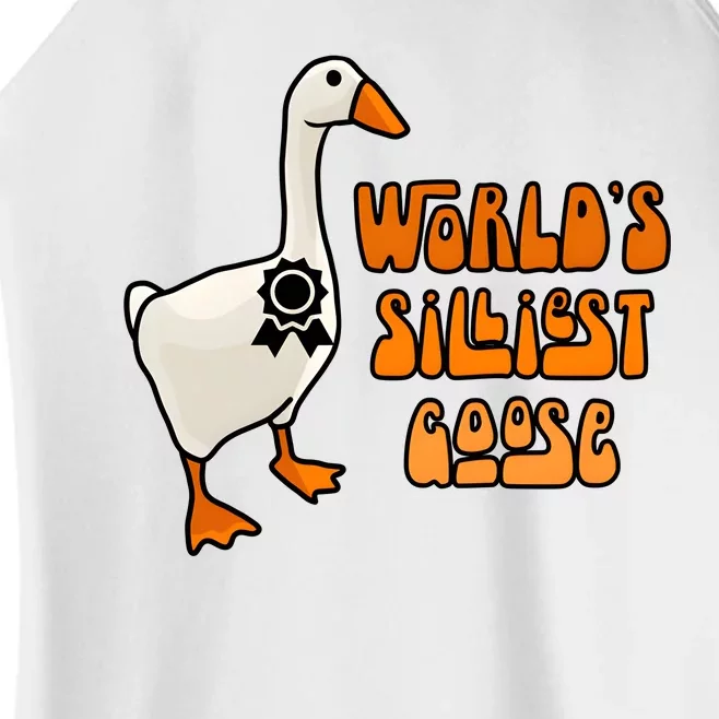 Worlds Silliest Goose Women’s Perfect Tri Rocker Tank