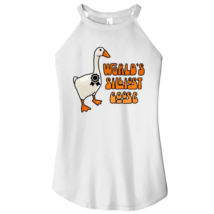 Worlds Silliest Goose Women’s Perfect Tri Rocker Tank