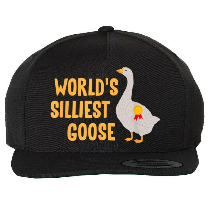 WorldS Silliest Goose Wool Snapback Cap