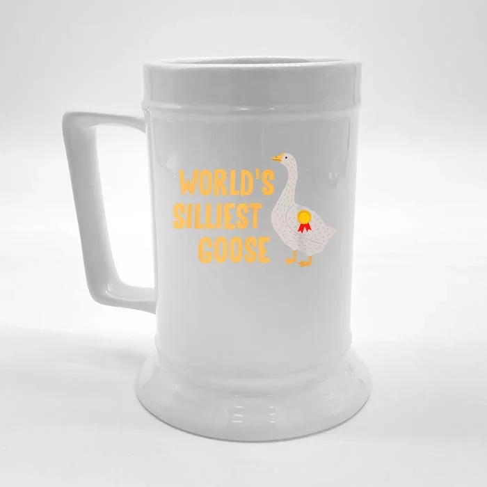 WorldS Silliest Goose Front & Back Beer Stein