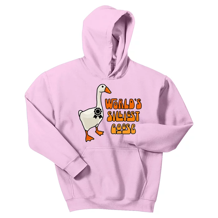 WorldS Silliest Goose Kids Hoodie