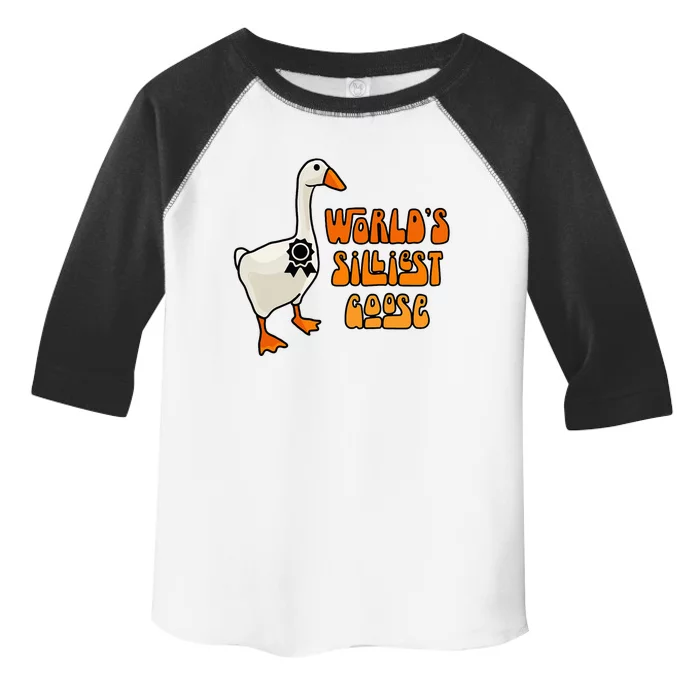 WorldS Silliest Goose Toddler Fine Jersey T-Shirt