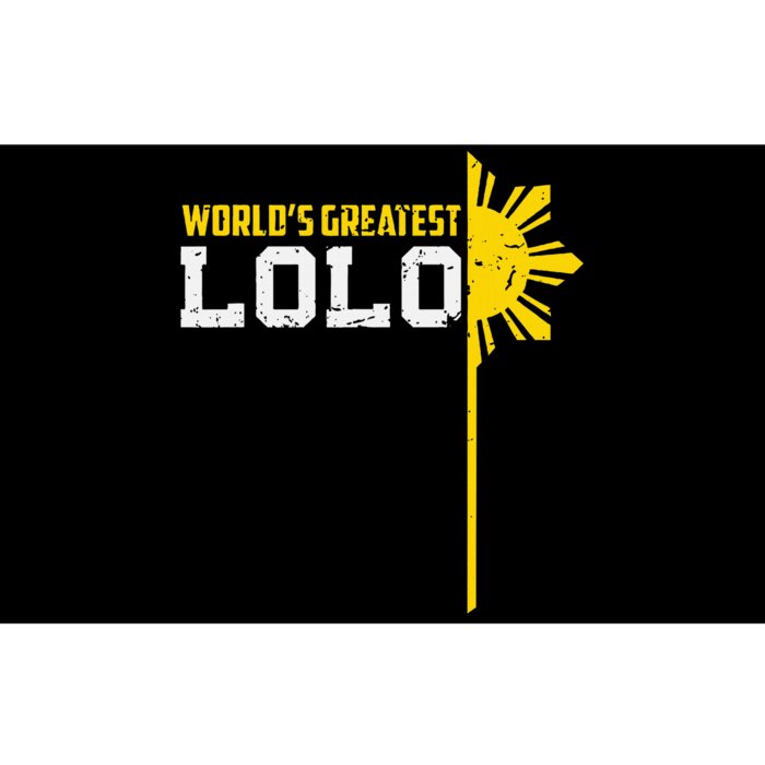 World S Greatest Lolo Filipino Grandpa Bumper Sticker