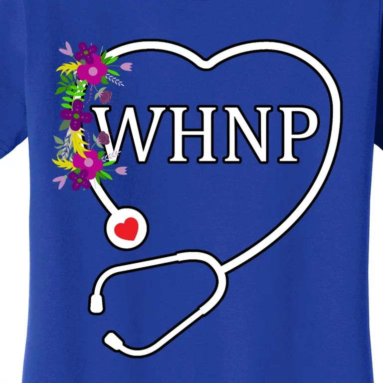 Whnp S Health Nurse Practitioner Floral Stethoscope Gift Women's T-Shirt