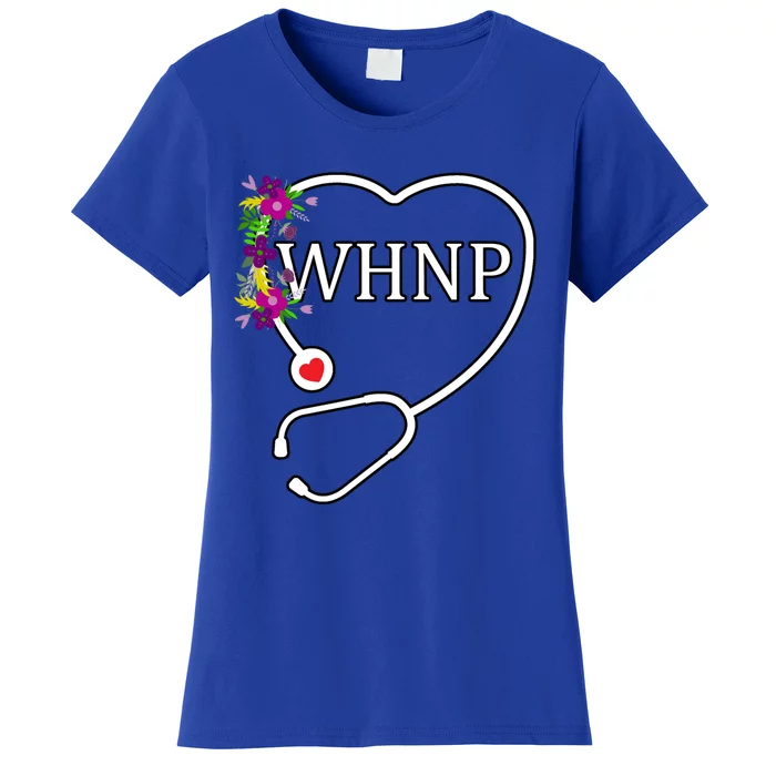 Whnp S Health Nurse Practitioner Floral Stethoscope Gift Women's T-Shirt