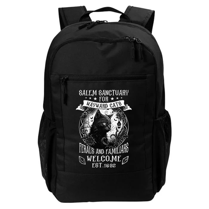 Witch Salem Home For Wayward Black Cats 1692 Halloween Daily Commute Backpack