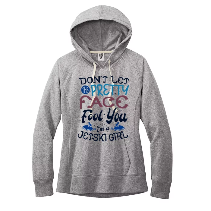 Water Sports Holiday Jetski Quote Cute Gift Women's Fleece Hoodie