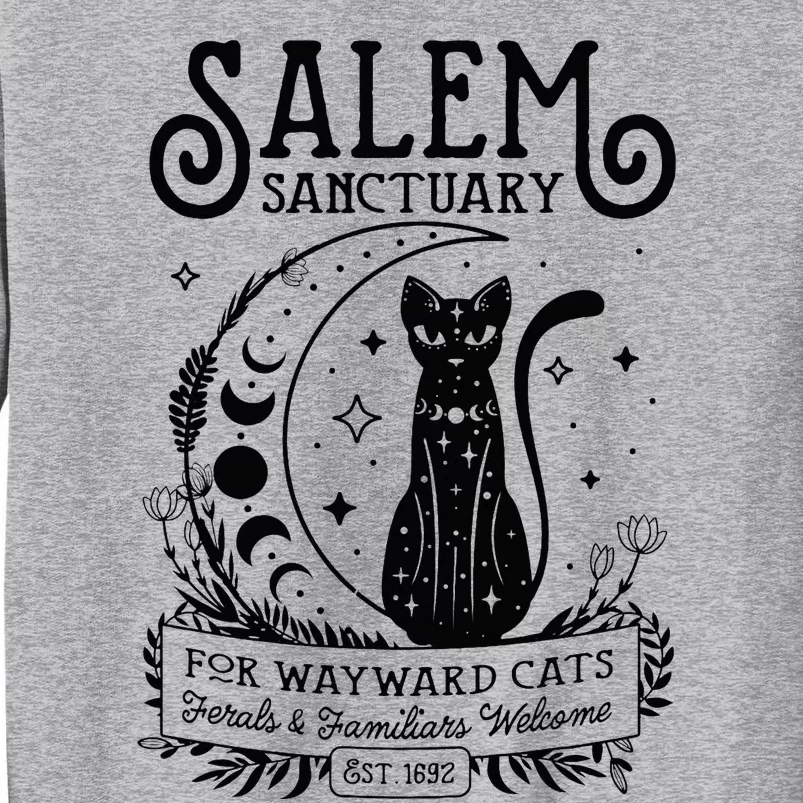 Witch Salem Home For Wayward Black Cats 1692 Halloween Tall Sweatshirt