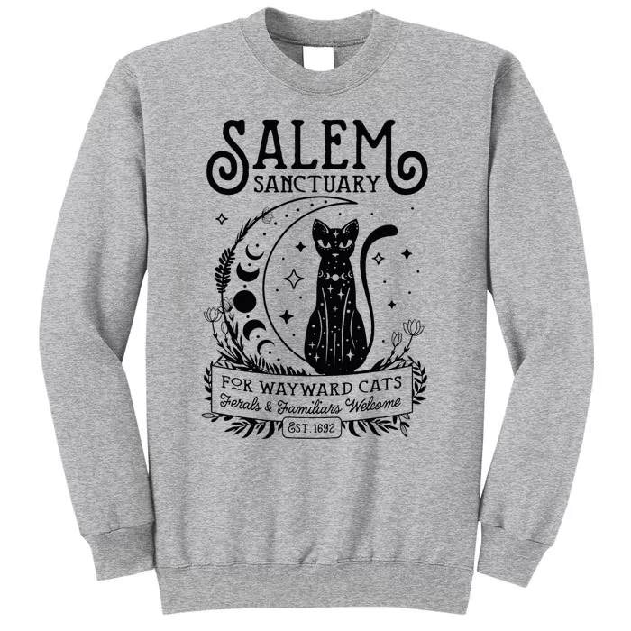 Witch Salem Home For Wayward Black Cats 1692 Halloween Tall Sweatshirt