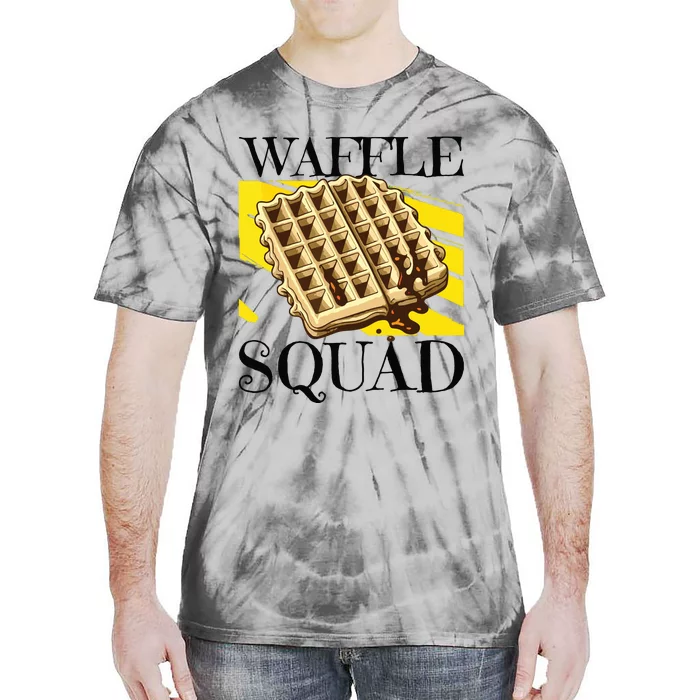 Waffle Squad Ironic Waffle Gourmet Hobby Chef Tie-Dye T-Shirt