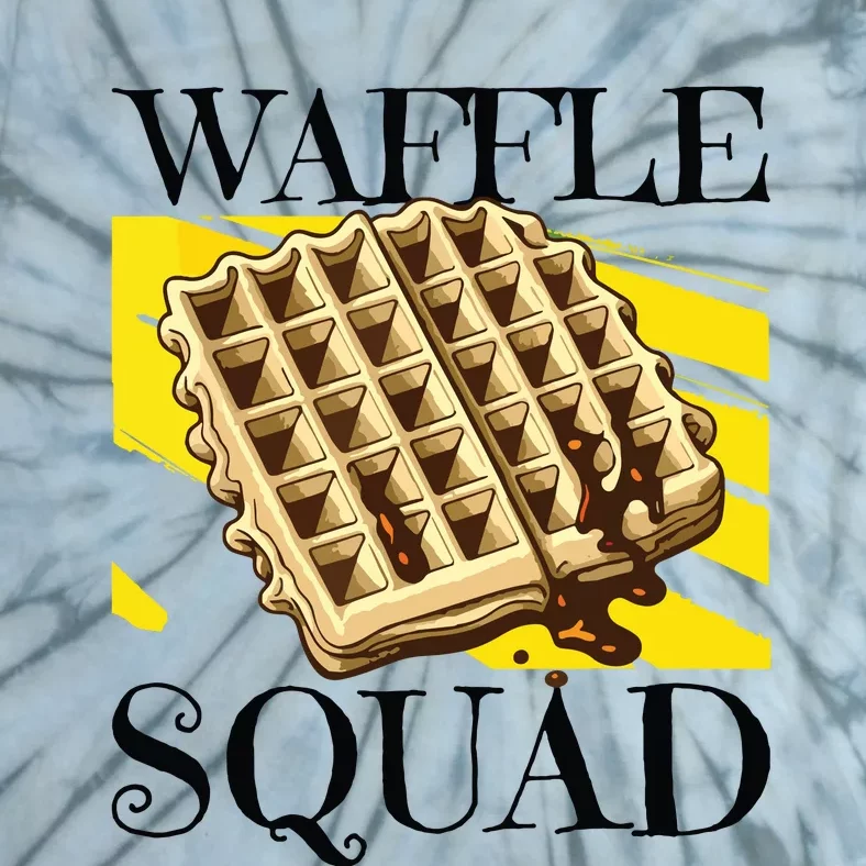 Waffle Squad Ironic Waffle Gourmet Hobby Chef Tie-Dye T-Shirt