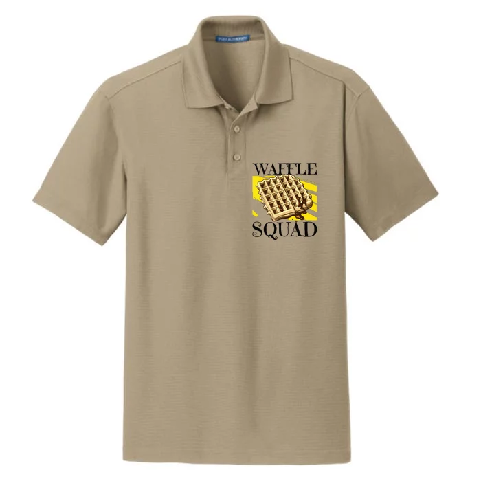 Waffle Squad Ironic Waffle Gourmet Hobby Chef Dry Zone Grid Performance Polo