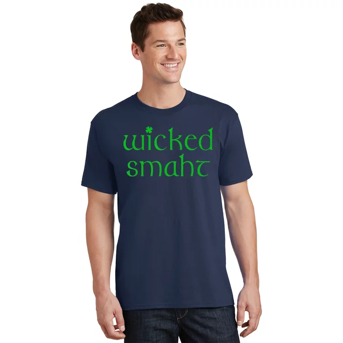 Wicked Smart Irish Boston Funny St Patricks Day T-Shirt
