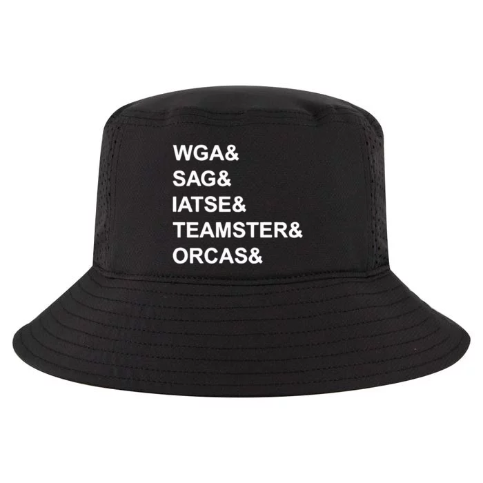 Wga Sag Iatse Teamsters Orcas Cool Comfort Performance Bucket Hat