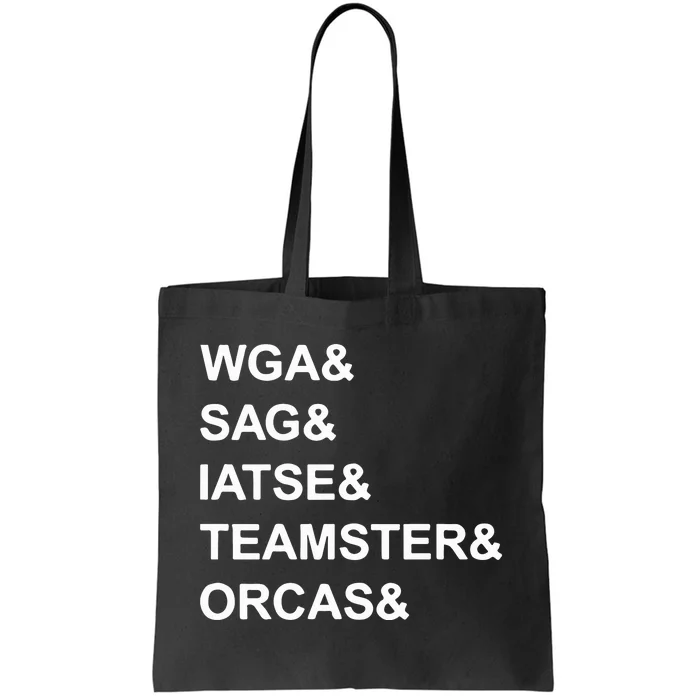 Wga Sag Iatse Teamsters Orcas Tote Bag