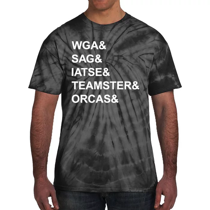 Wga Sag Iatse Teamsters Orcas Tie-Dye T-Shirt