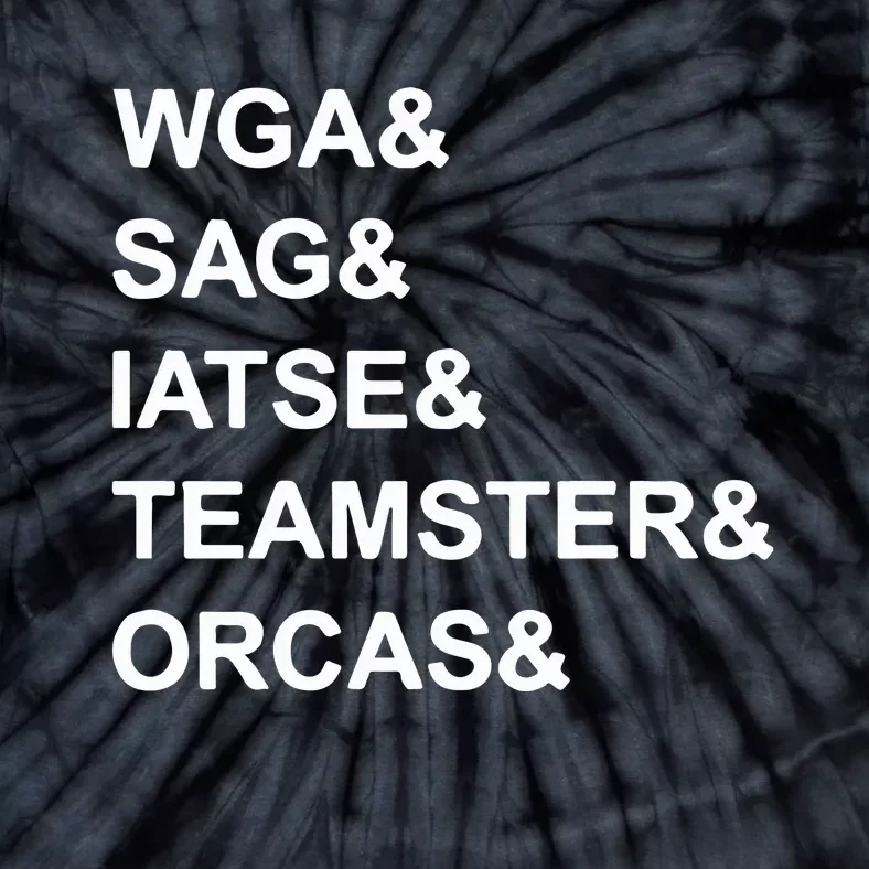 Wga Sag Iatse Teamsters Orcas Tie-Dye T-Shirt