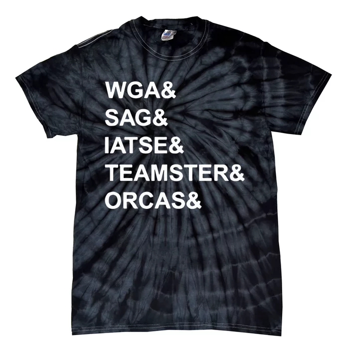 Wga Sag Iatse Teamsters Orcas Tie-Dye T-Shirt