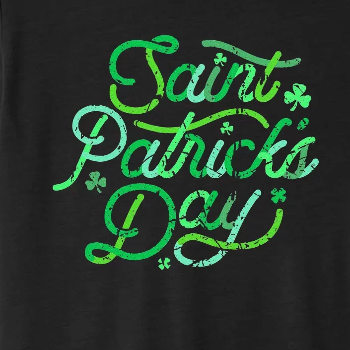 Women Shamrock Irish Culture Saint Patrick's Day Paddy ChromaSoft Performance T-Shirt