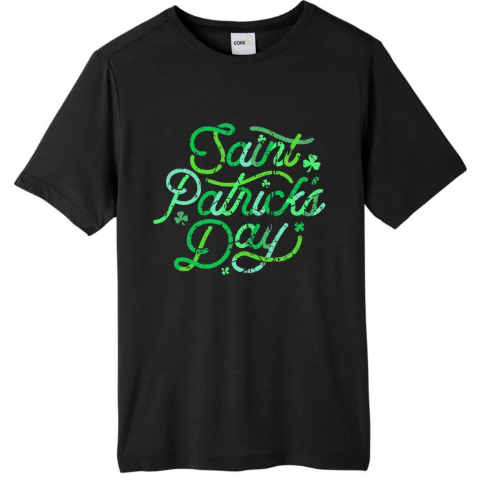 Women Shamrock Irish Culture Saint Patrick's Day Paddy ChromaSoft Performance T-Shirt