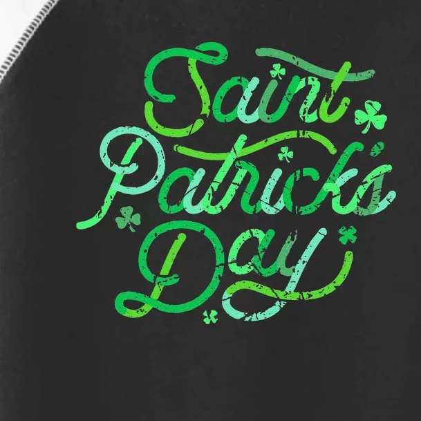 Women Shamrock Irish Culture Saint Patrick's Day Paddy Toddler Fine Jersey T-Shirt