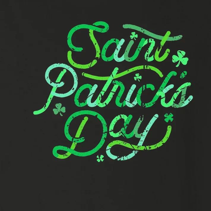 Women Shamrock Irish Culture Saint Patrick's Day Paddy Toddler Long Sleeve Shirt