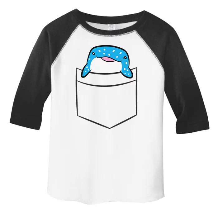 Whale Shark In The Pocket Ocean Animal Pocket Whale Shark Toddler Fine Jersey T-Shirt