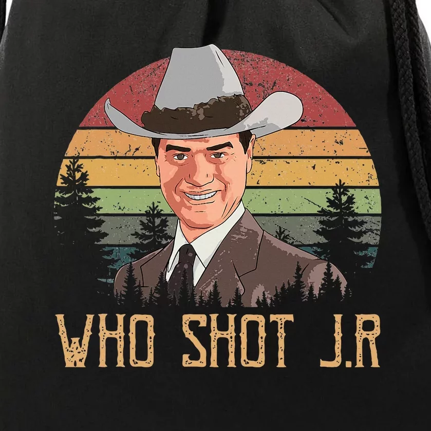 Who Shot J.R Drawstring Bag