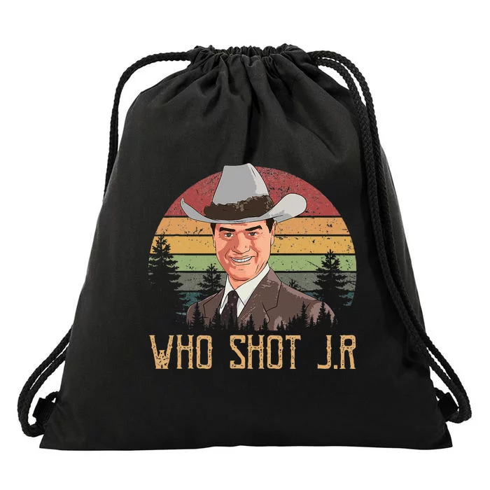 Who Shot J.R Drawstring Bag