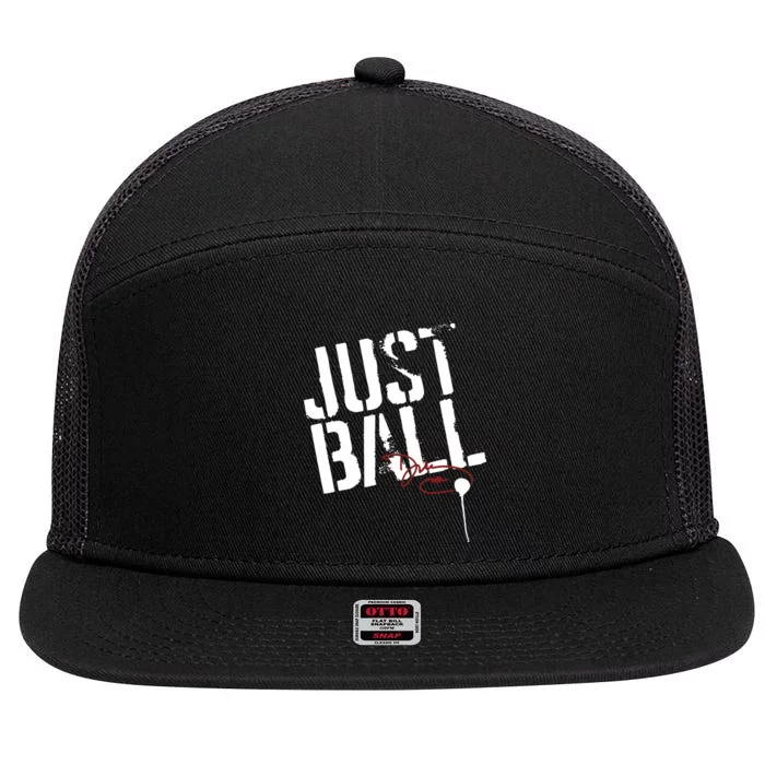 Wbb Sport Just Ball 7 Panel Mesh Trucker Snapback Hat