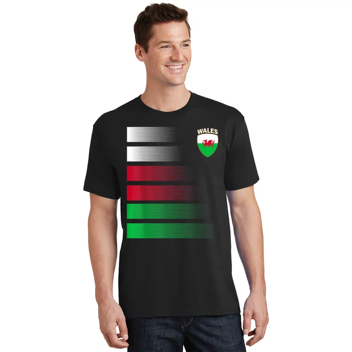 Welsh Soccer Jersey Wales Football Wales Flag T-Shirt