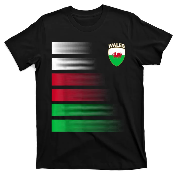 Welsh Soccer Jersey Wales Football Wales Flag T-Shirt