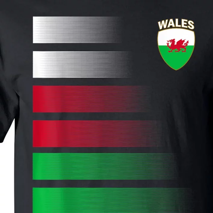 Welsh Soccer Jersey Wales Football Wales Flag Tall T-Shirt