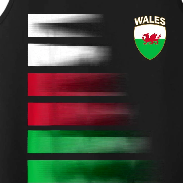 Welsh Soccer Jersey Wales Football Wales Flag Performance Tank