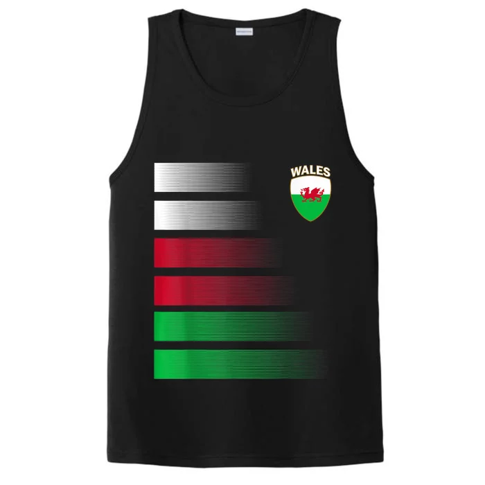 Welsh Soccer Jersey Wales Football Wales Flag Performance Tank