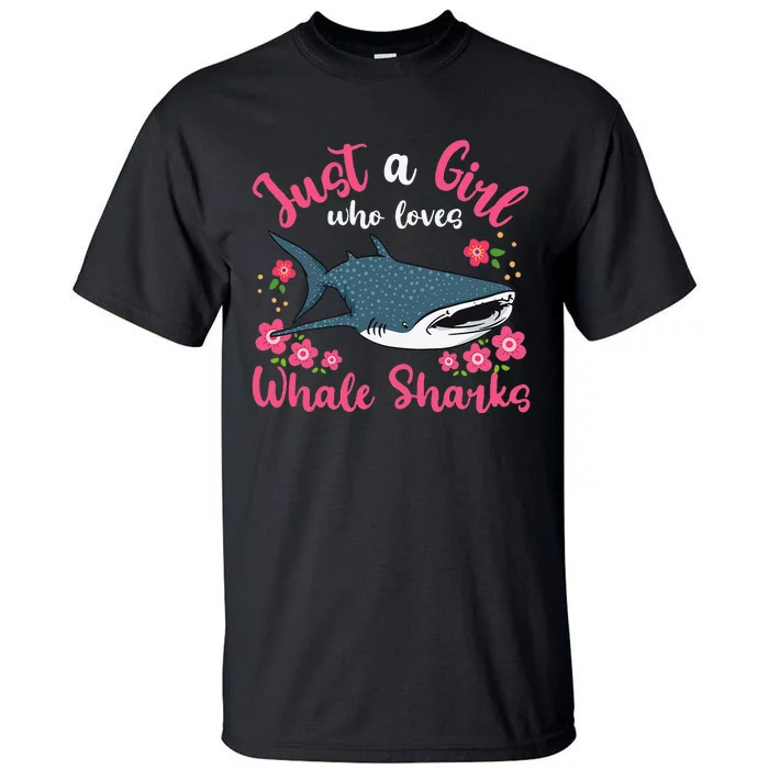 Whale Shark Just A Girl Who Loves Whale Sharks Tall T-Shirt