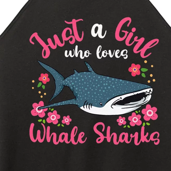 Whale Shark Just A Girl Who Loves Whale Sharks Women’s Perfect Tri Rocker Tank